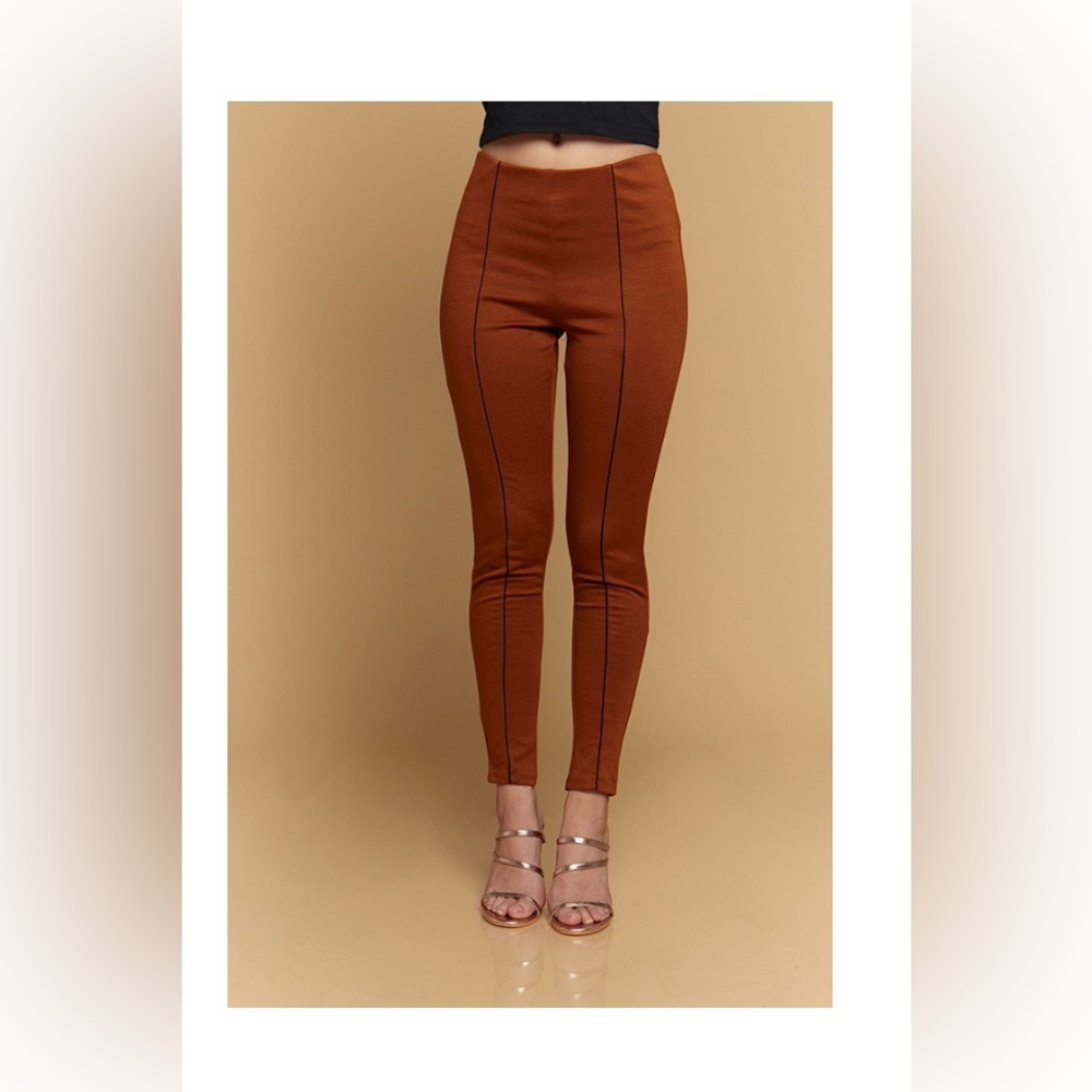 Brown Crop Pant